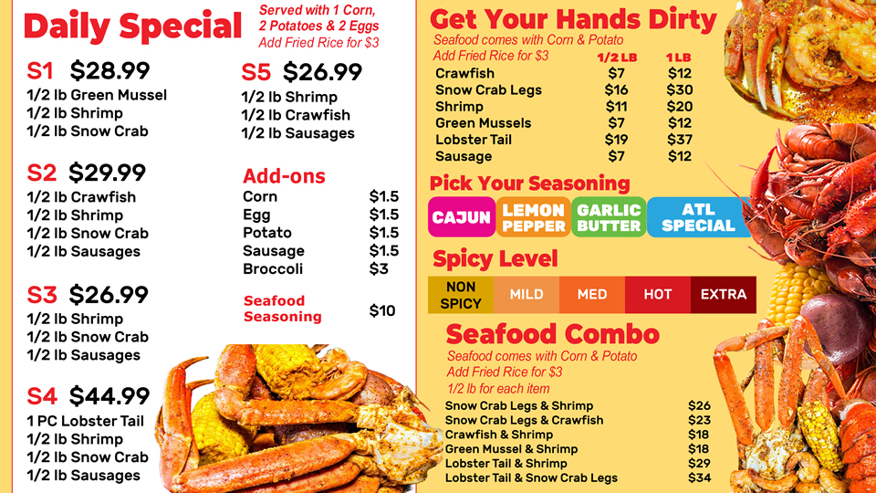 JZ Seafood - Seafood, Fish, Wings